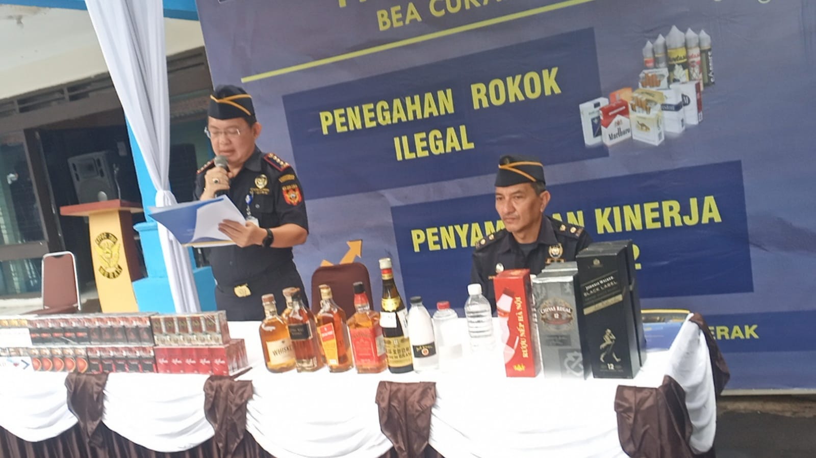 Pecegahan Roko Ilegal, MMEA Dan Penyampaian Kinerja KPPBC TMP Merak Tahun 2022