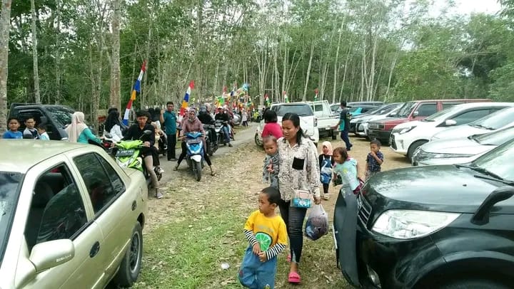 Libur Tahun Baru 2023, Wisata Curup Kereta Dipadati Pengunjung sampai empit empitan