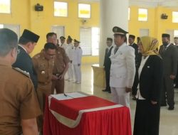 Agustinus Tri Handoko S.E,.M.M Resmi Menjabat Menjadi Camat Labuhan Ratu Lampung Timur