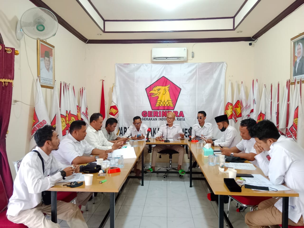 DPC Partai Gerindra Kabupaten OKI  Membuka Rapat Bappilu Di Awal Tahun 2023