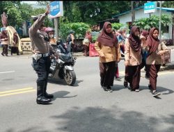 Ini Tujuan Sat Lantas Pengaturan Arus Lalin di Jam Pulang Sekolah