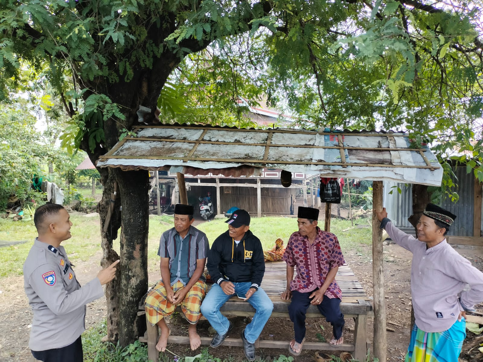 Sambangi Warga Binaan, Bhabinkamtibmas Titip Pesan Ini