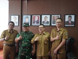 Bangun Sinergi, Danrem 064/MY Silaturahmi dengan Dinas Pertanian dan Bappeda Banten