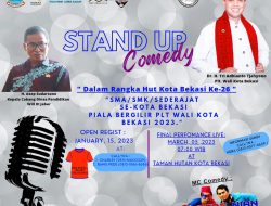 Akan Segera Hadir Lomba “Stand Up Comedy Competition” Piala Plt Walikota Bekasi 40 UMKM Siap Memeriahkan