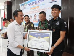 Kapolres Gowa Hadiri Pelantikan Ketua dan Pengurus PWI Kabupaten Gowa Periode 2022-2025