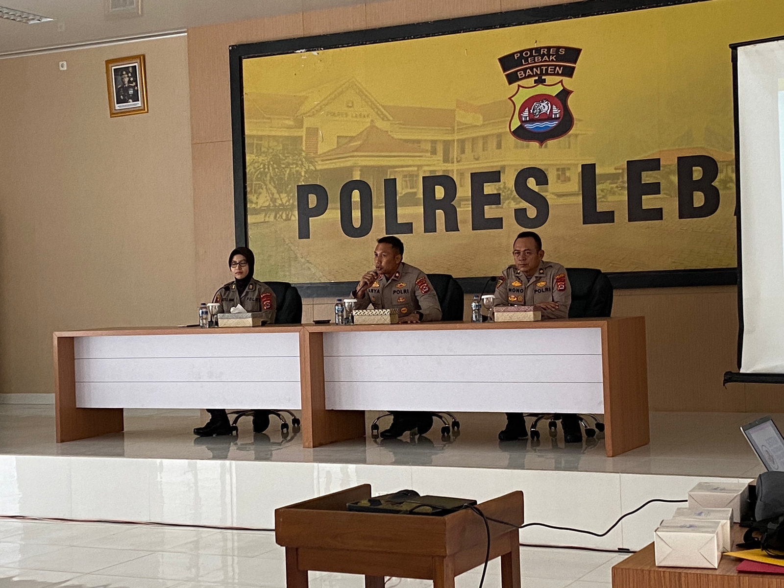 Ro SDM Polda Banten Adakan Kegiatan Supervisi Aplikasi SIPK di Polres Lebak