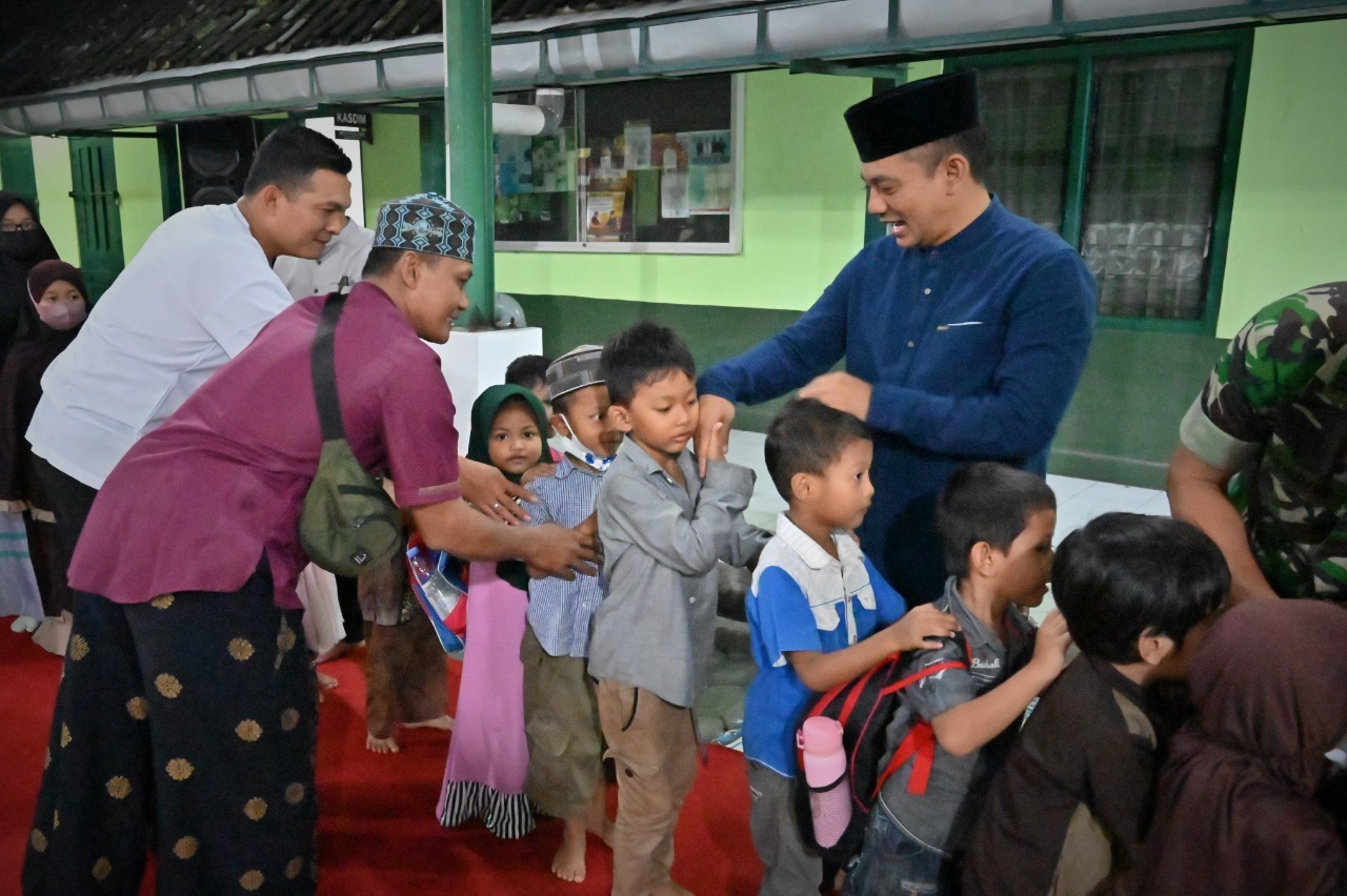 Kodim 0726/Sukoharjo Gelar Yasinan Rutin dan Pemberian Santunan kepada anak Yatim