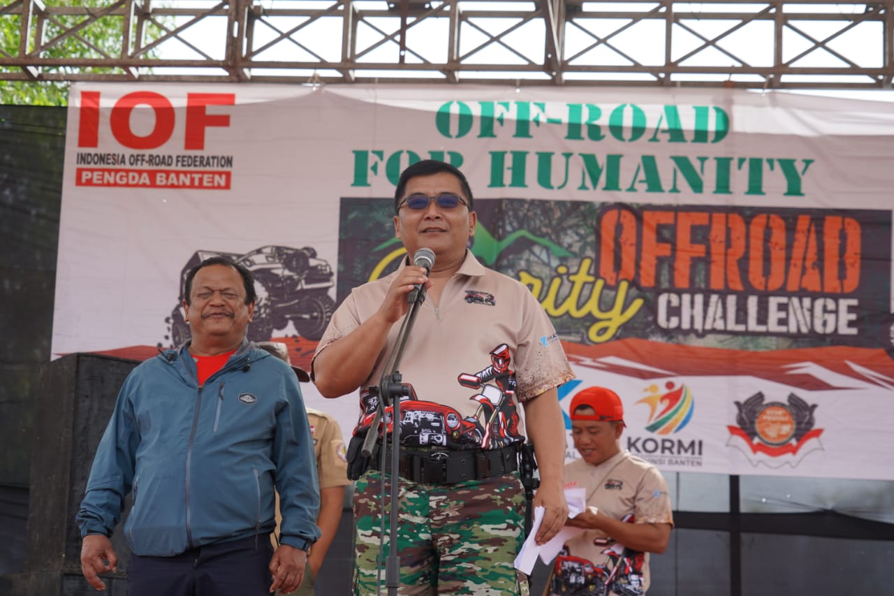 Buka Charity Offroad Challenge, Brigjen TNI Tatang Subarna Jajal Track Offroad