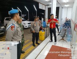 Rutinitas giat Personil Polsek Warunggunung Polres Lebak Melaksanakan kegiatan KRYD dengan Koramil Warunggunung.