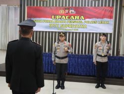 Kapolres Lebak pimpin Upacara Wisuda Purna Bakti Personil Polres Lebak Iptu Supriatna