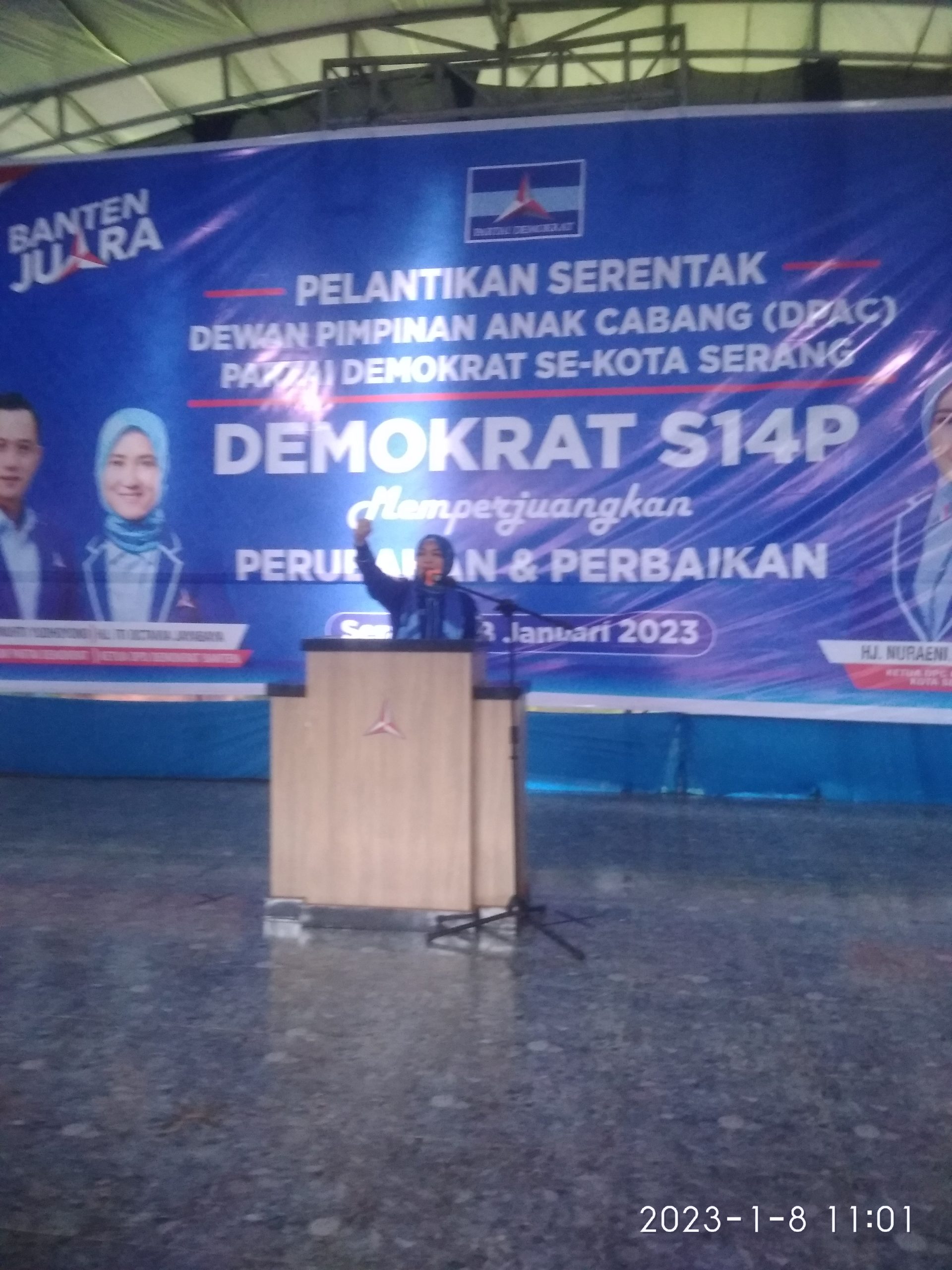 Pelantikan Serentak Dewan Pimpinan Anak Cabang (DPAC) Partai Demokrat Se- Kota Serang.