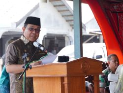 Bupati Aceh Barat, Drs. Mahdi Effendi, mencanangkan Bapak dan Bunda asuh bagi anak stunting se Kabupaten Aceh Barat