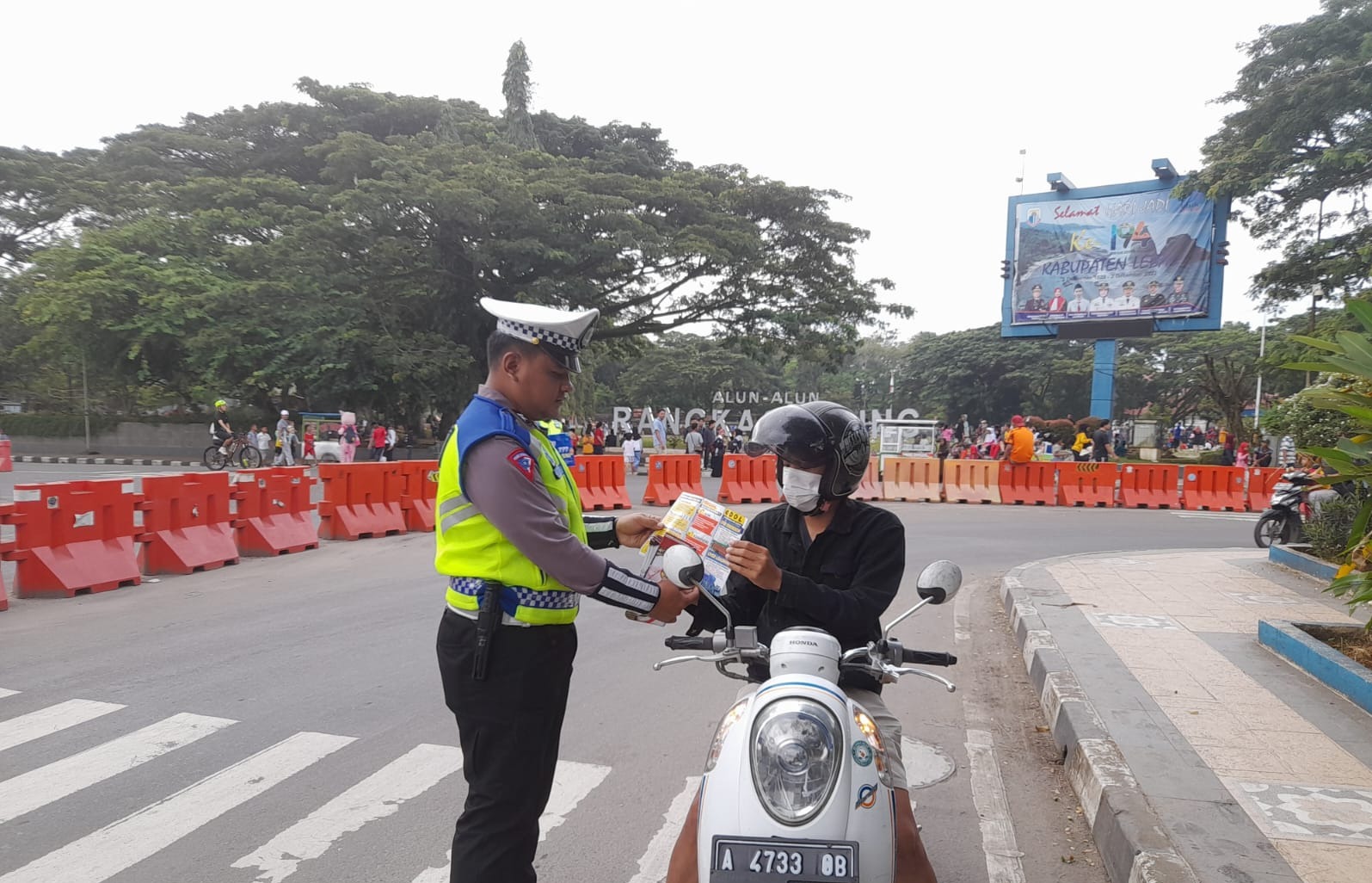 Sat Lantas Polres Lebak Laksanakan Ops Keselamatan Maung 2023 di Wilayah Lebak