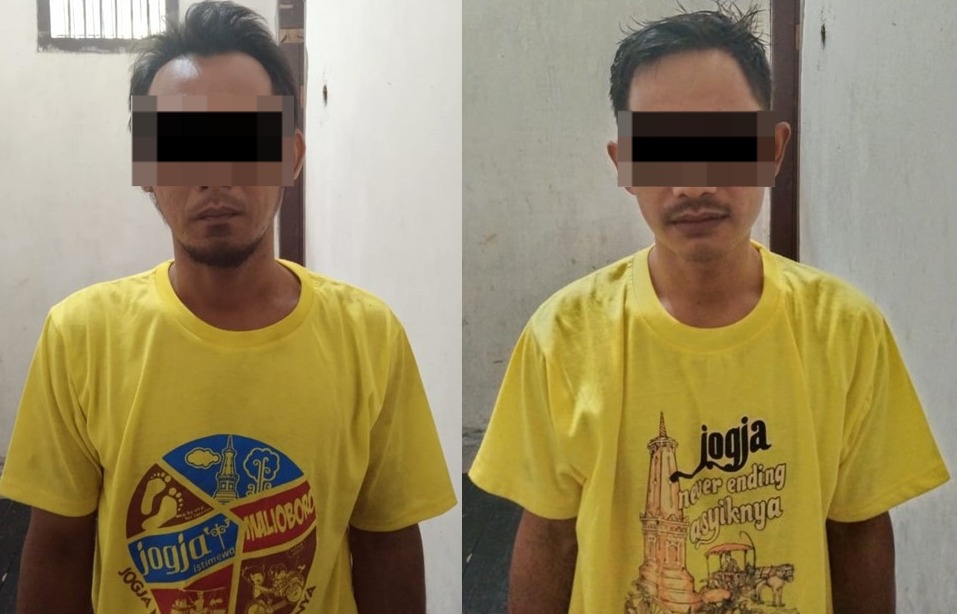 Polsek Way Tuba Ringkus Dua Pelaku Curi 69 Buah Tandan Sawit di Kampung Bumi Dana