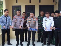 Tingkatkan Pelayanan,Kapolres Lebak Resmikan Gedung Asrama Polsek Curugbitung Polres Lebak