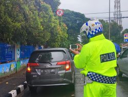 Penindakan ETLE Mobile,Hari Ke 7 Ops Keselamatan Maung 2023 Polres Lebak