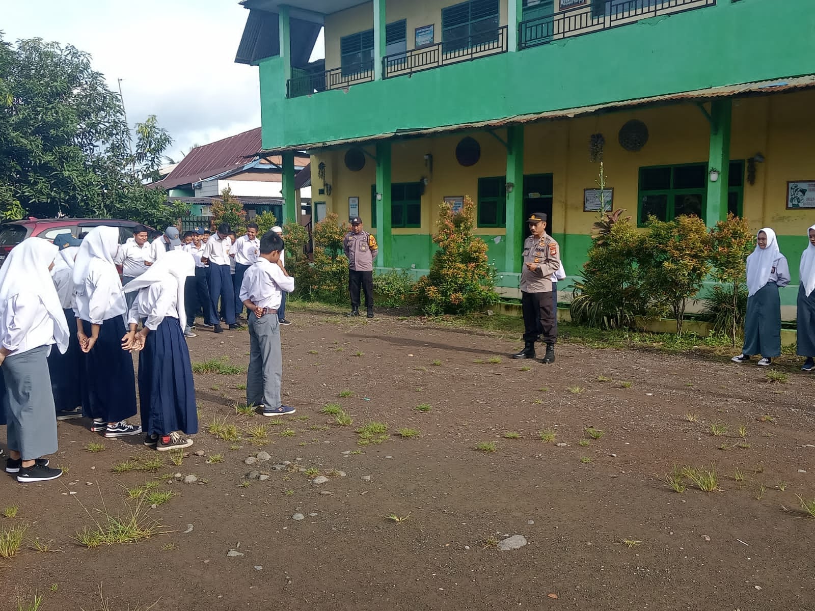 Jadi Irup di Sekolah, Ini Imbauan Kapolsek Polut Polres Takalar 