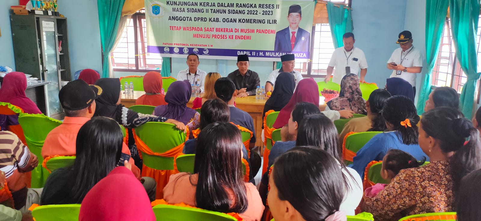 Dalam Menampung Aspirasi Masyarakat, Ketua Komisi 1 DPRD Kabupaten OKI.” Mulkan Yahuza Akan Memperjuangkan Keluhan Warga Dapil II.