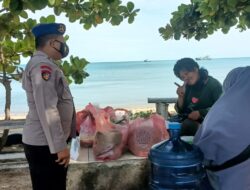 Sat Polairud Polres Bangka Barat Himbau Nelayan Waspada Cuaca Ekstrem