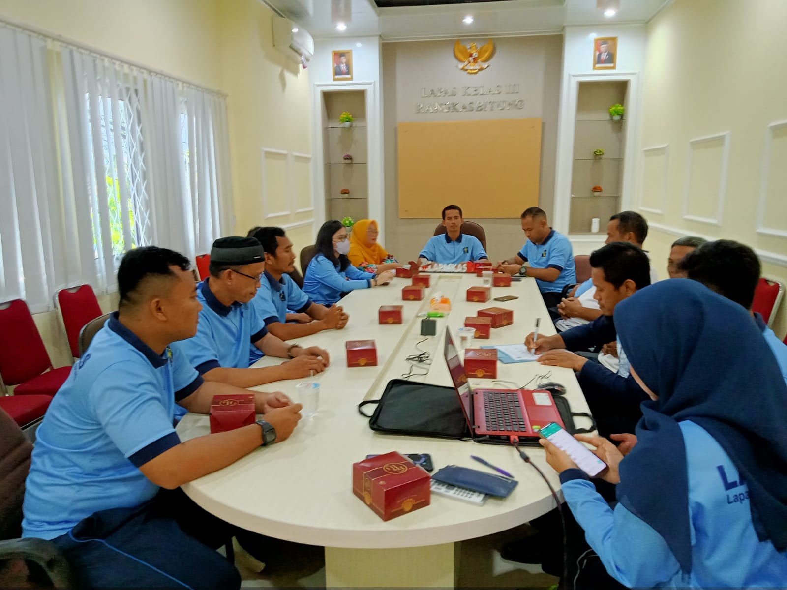 Wujudkan Life Skill Narapidana, Lapas Rangkasbitung Rapat Bareng 2 Dinas