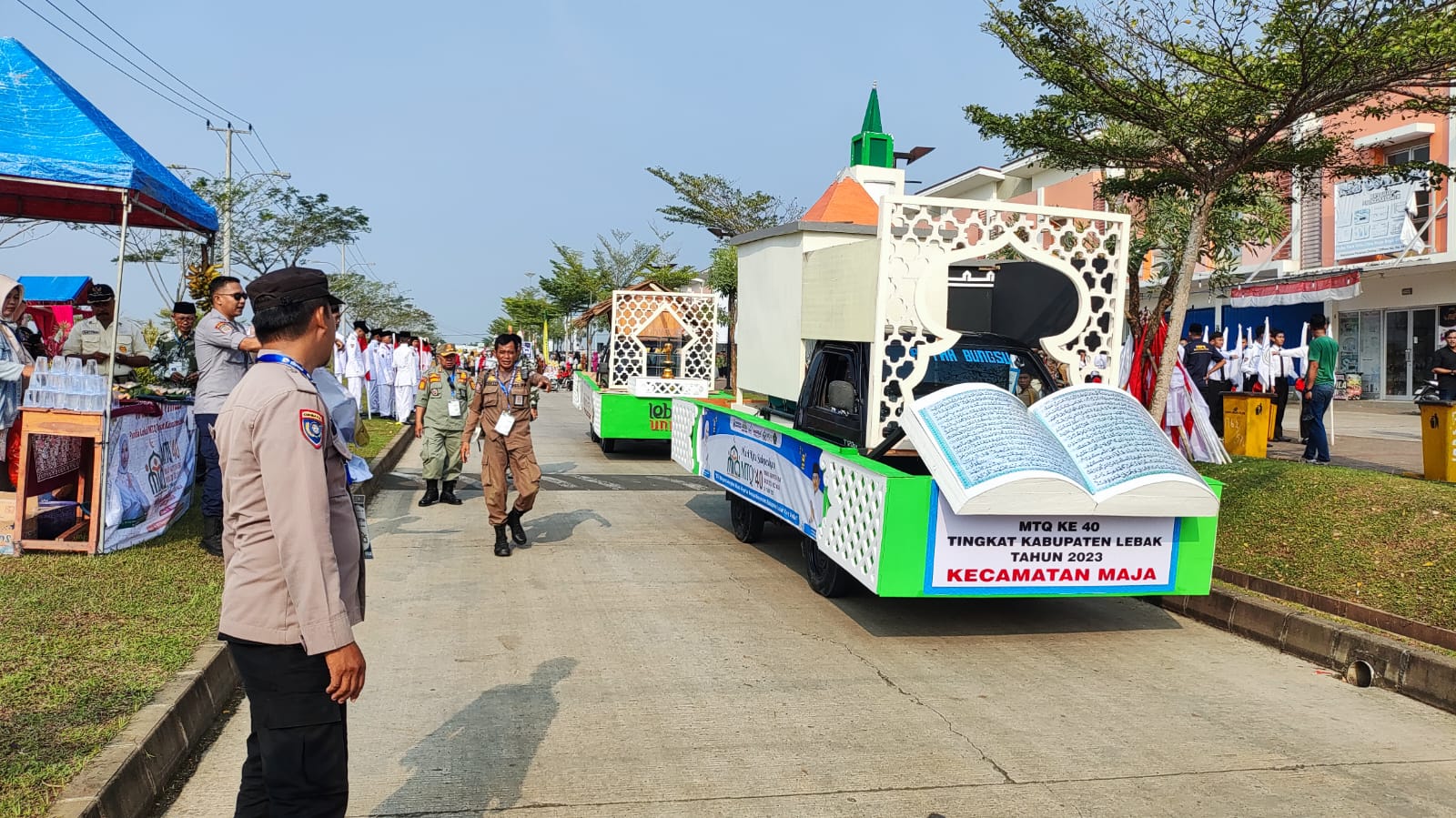 Polres Lebak laksanakan Pengamanan MTQ ke-40 Tahun 2023 Tingkat Kabupaten Lebak di Maja