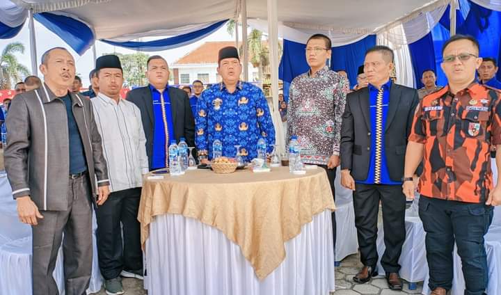 Wakil Bupati Lamtim Beri Sambutan Di Acara (KONFERKABLUB) Ke- VII (PWI) Lamtim