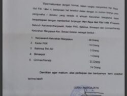 Beredar sebuah surat yang dikirim pada pengusaha di wilayah Kelurahan Marga Jaya Kecamatan Bekasi Selatan Kota Bekasi.