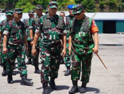 Kunjungan Presiden Berjalan Lancar, Danrem 064/MY Apresiasi Satgas Pengamanan