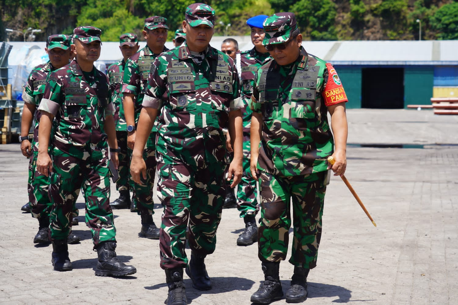 Kunjungan Presiden Berjalan Lancar, Danrem 064/MY Apresiasi Satgas Pengamanan