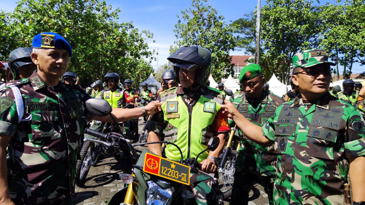 Danrem 064/MY, Serahkan Motor Dinas Babinsa Jajaran Kodim 0601/Pandeglang