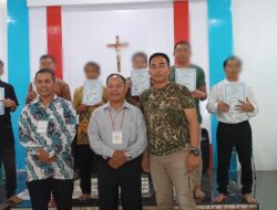 RUTAN BENGKAYANG DAN YAYASAN INSAN BORNEO MAJU (IBU) MERAYAKAN PUNCAK HARI RAYA PASKAH 2023 BERSAMA WBP RUTAN KELAS IIB BENGKAYANG.