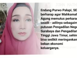 Perjuangan Istri Mendiang Anggota PJR Polda Jatim Mendapatkan Keadilan VS PT Merak Jaya Beton Masih Bergulir di MA, Siapa Yang Menang ?