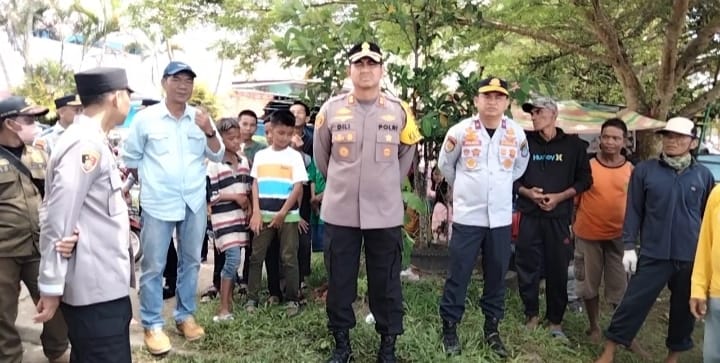 Tradisi Lebaran di OKI Ramai Pengunjung, Personil Gabungan Intensifkan Himbauan Keselamatan