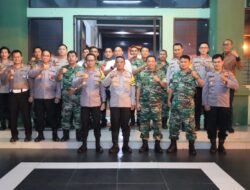 Dalam Rangka Mempererat Sinergitas TNI – Polri, Kapolres Metro Bekasi Kota Kunjungan Ke Kodim 0507/ Bekasi