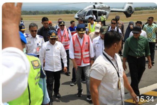 *Sekda Aceh Utara Dampingi Menhub Tinjau Lanjutan Pembangunan Jalur Kereta Api*