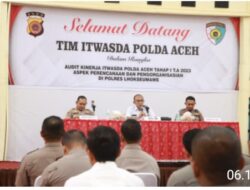 Audit Kinerja, Tim Itwasda Polda Aceh Kunjungi Polres Lhokseumawe