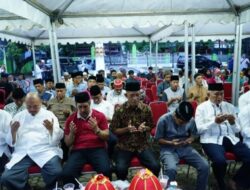 BUKBER Keluarga Besar MAYJEND TNI ( Purn ) H. Andi Muhammad Mappanyukki, SH. MH Di Istana Balla Lompoa Yang Dirangkaikan Dengan Shalat Magrib Berjamaah 