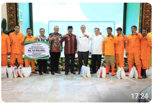 10 Unit Rumah dan 283 Paket Sembako untuk Petugas Kebersihan Aceh Utara. 