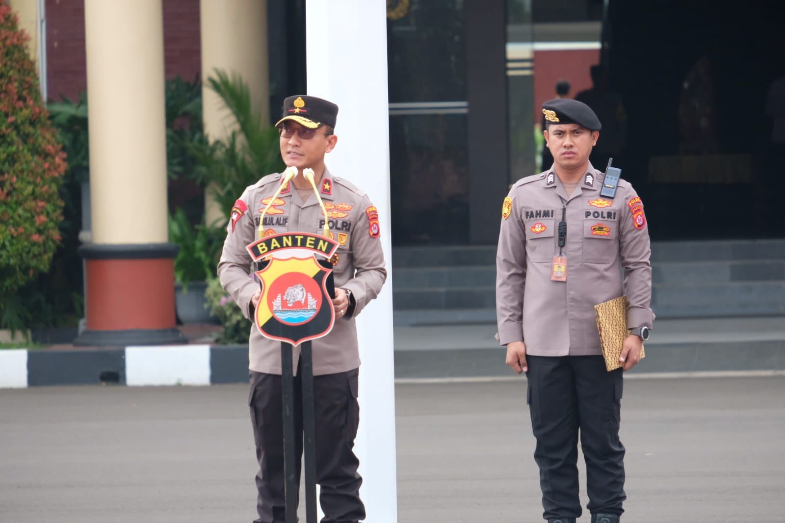 Wakapolda Banten Pimpin Apel Pagi Personel, Ini Arahannya