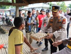 Ada Apa Pria Ini Ditemui Kapolres Gowa Saat Kunjungan Kerja di Polsek Biringbulu