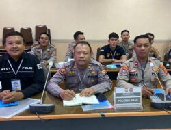 Kasihumas Polres Lebak mengikuti Giat Rakernis Bidhumas Polda Banten 2023