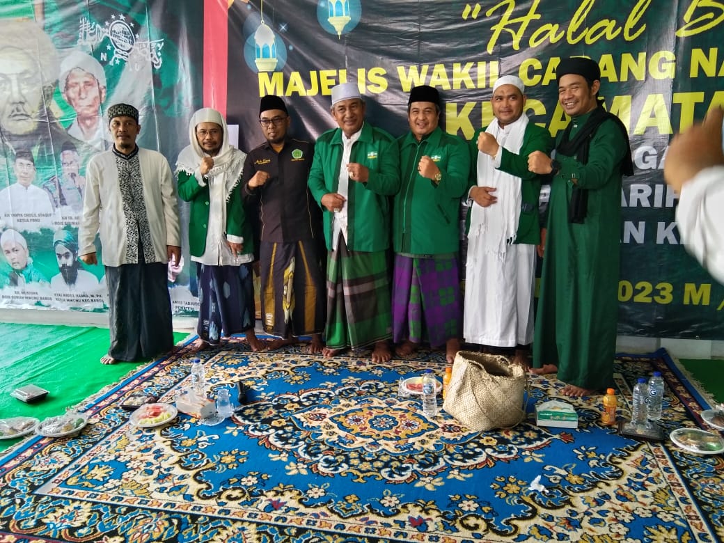 MWC NU Baros Adakan Halal Bihalal dan Pengajian Akbar