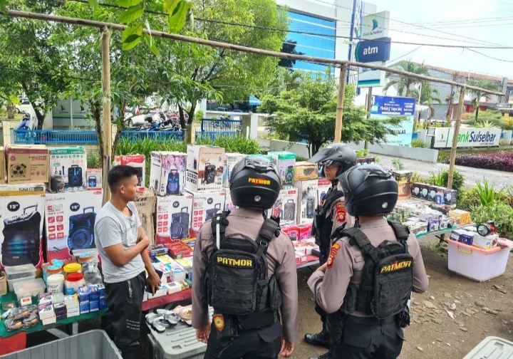 Sat Samapta Polres Takalar Cegah Gangguan Kamtibmas Dengan Patroli Preventif