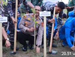 Hadiri Puncak Penanaman 2000 Pohon Mangrove Nasional, Kapolres Lhokseumawe Ajak Masyarakat Lestarikan Lingkungan