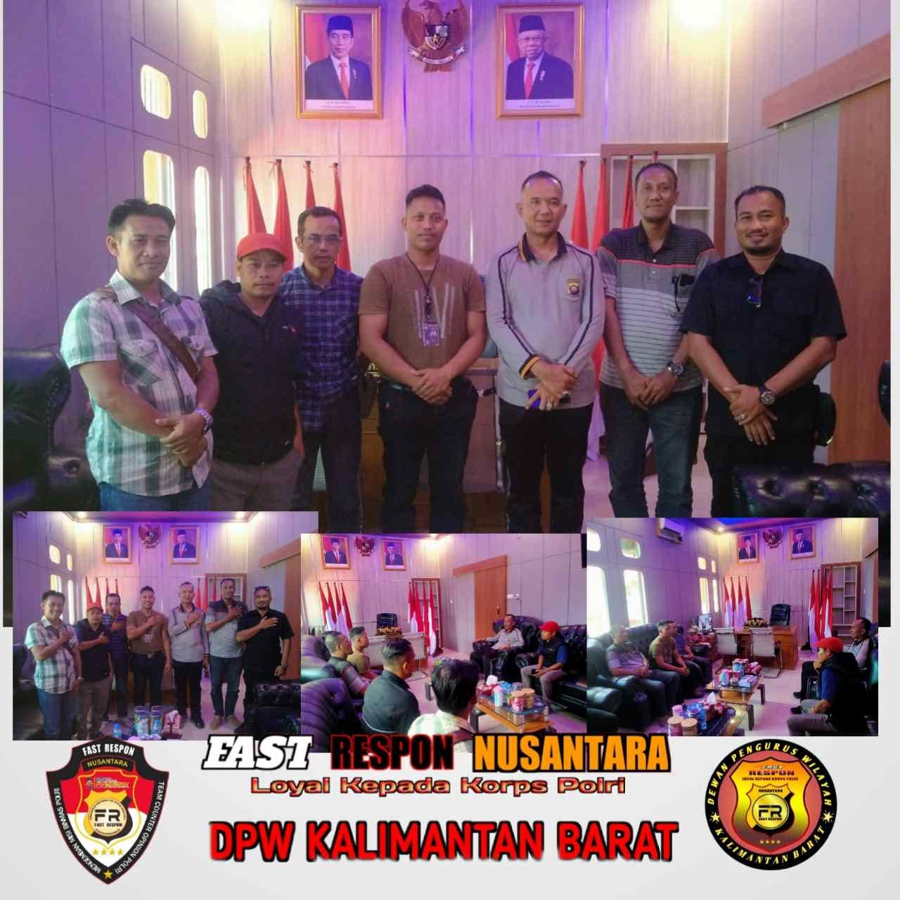 DPW-PW PRN Kalbar Lakukan Kunjungan Silaturahmi ke Resort Polres Melawi