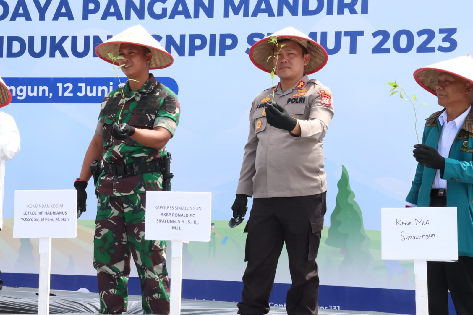 Kapolres Simalungun Ikuti Seremonial GBPM Guna Mendukung GNPIPSumut 2023