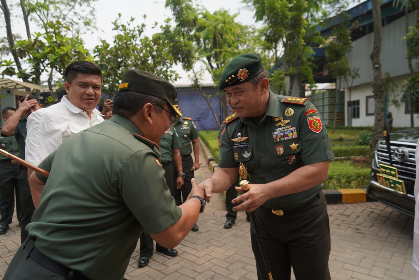 Danrem 064/MY Dampingi Kunjungan Pangkostrad