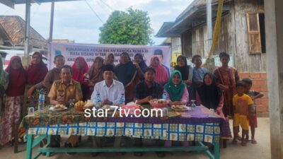 H. Mulkan Yahuza Anggota DPRD Kabupaten OKI Ketua Komisi 1 Tampung Aspirasi Warga Dapil II.