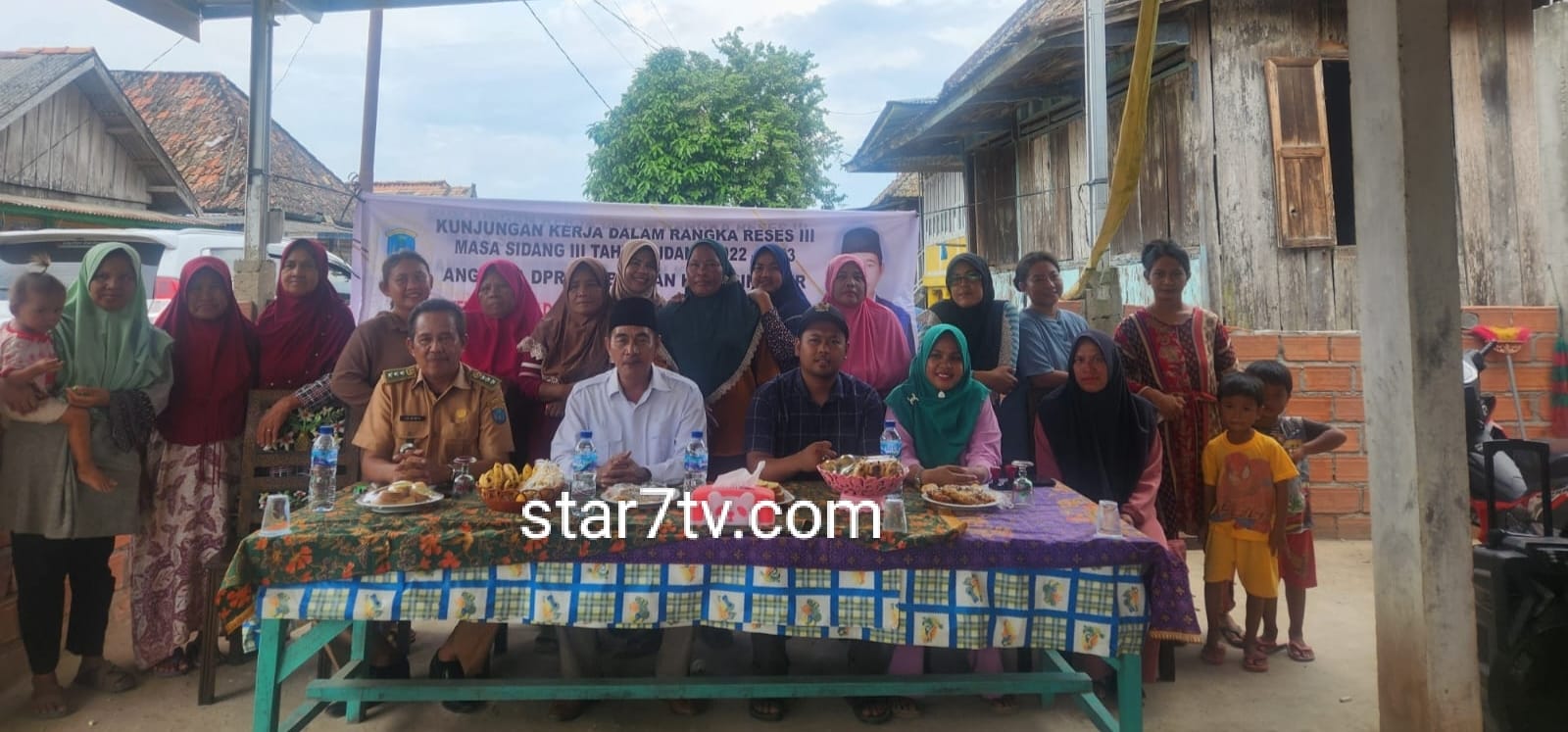 H. Mulkan Yahuza Anggota DPRD Kabupaten OKI Ketua Komisi 1 Tampung Aspirasi Warga Dapil II.