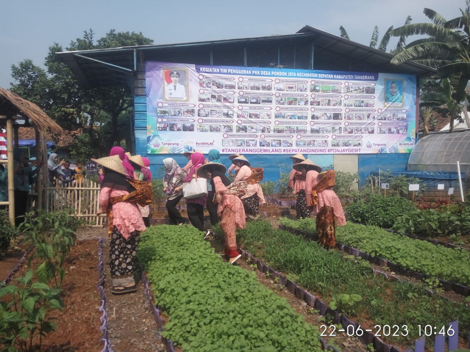 TP-PKK Kabupaten Tangerang Adakan Kunjungan Program PKK di Desa Pondok Jaya Sepatan